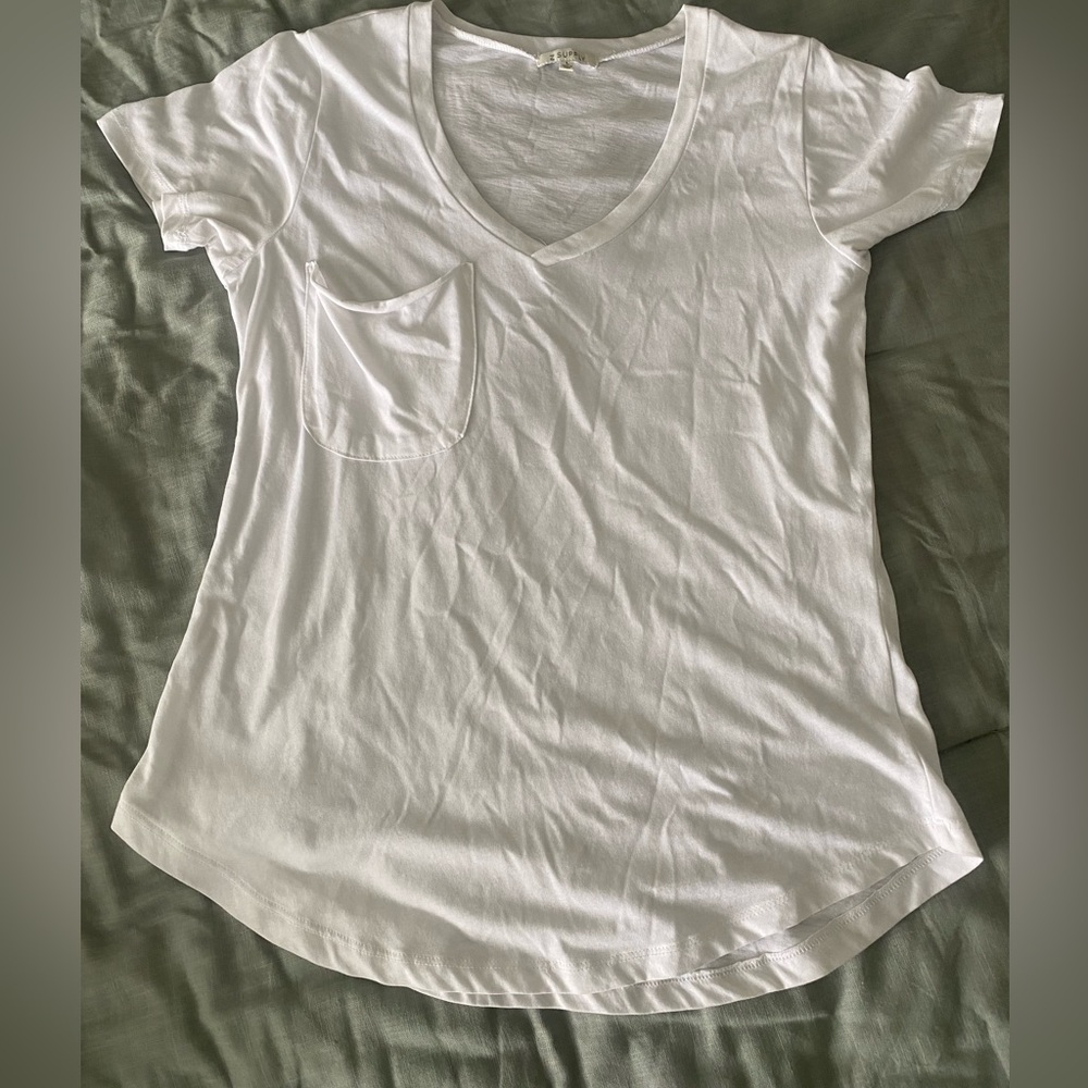 Z Supply, white, pocket tee